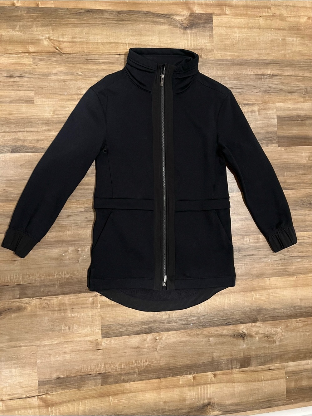 lululemon athletica Black Full-Zip Fleece Jacket